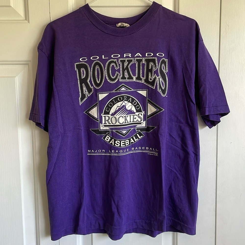 Vintage Colorado Rockies baseball tee - single stitch